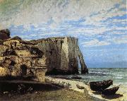 Courbet, Gustave The Cliff at Etretat after the Storm oil painting picture wholesale